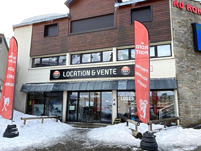 Magasin de location de ski Le Rond Point à 15 Avenue du Tourmalet, La Mongie