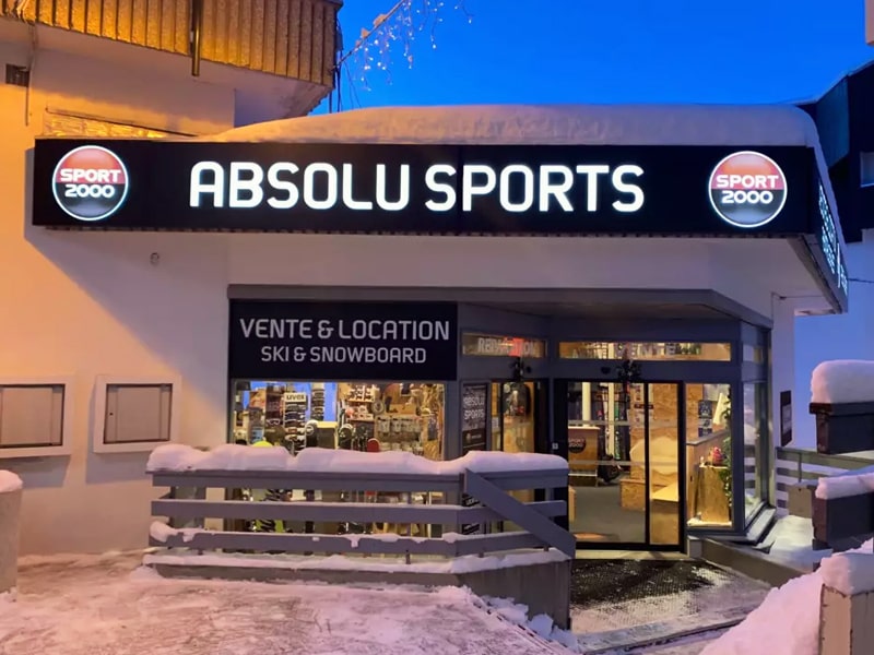 Magasin de location de ski Absolu Sports à 1850 Route de Reberty, Le Genepi, Les Menuires Reberty