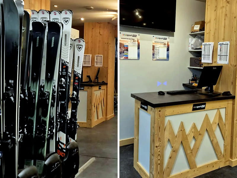 Magasin de location de ski Ekosport-Rent O'Centre à 23 Place de l'Église, Chamonix