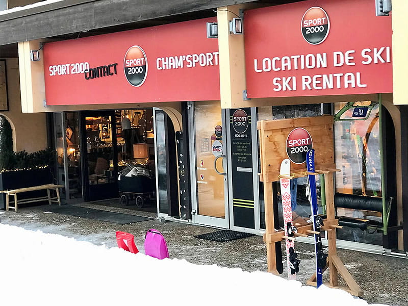 Magasin de location de ski Cham Sport Mummery Le Paradis à 28, Impasse des Primevères - Club Med, Chamonix