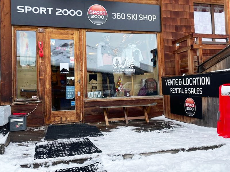 Magasin de location de ski 360 Skishop à 33 promenade du Festival, Avoriaz