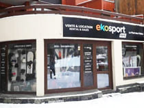 Magasin de location de ski Ekosport-Rent Le Pied Des Pistes à Lanslevillard Val Cenis, 335 Rue des Rochers