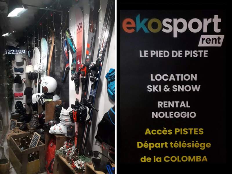 Magasin de location de ski Ekosport-Rent Le Pied Des Pistes à 335 Rue des Rochers, Lanslevillard Val Cenis