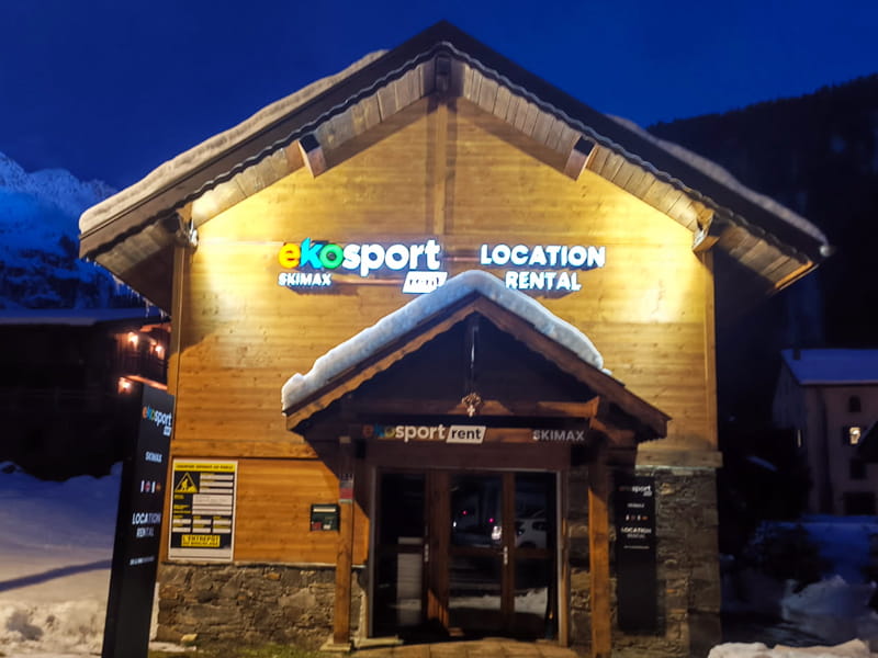 Magasin de location de ski Ekosport-Rent Skimax à 34 Chemin des Arberons, Argentière