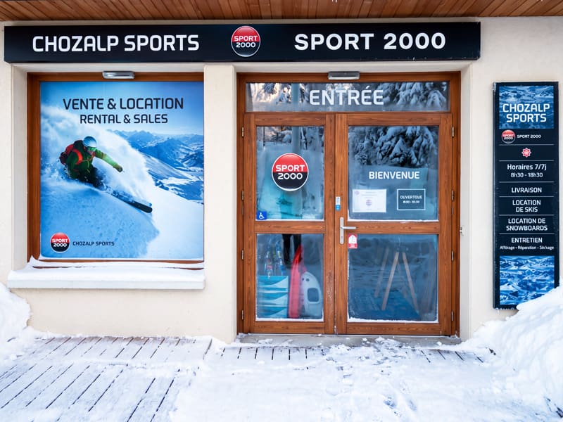 Magasin de location de ski Chozal'P Sports à 350 Route des Combes - Hauteluce Village, Hauteluce