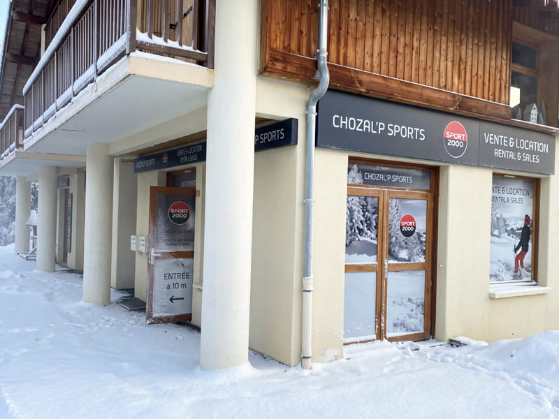 Magasin de location de ski Chozal'P Sports à 350 Route des Combes - Hauteluce Village, Hauteluce