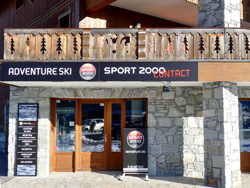 Magasin de location de ski Adventure Ski à 47, route du Val Renand - Bat. Pierre & Vacances, Les Carroz d’Araches