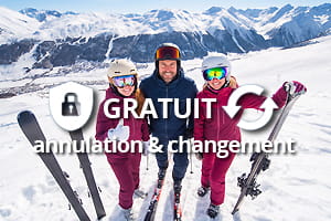 Location de ski + paquet insouciant