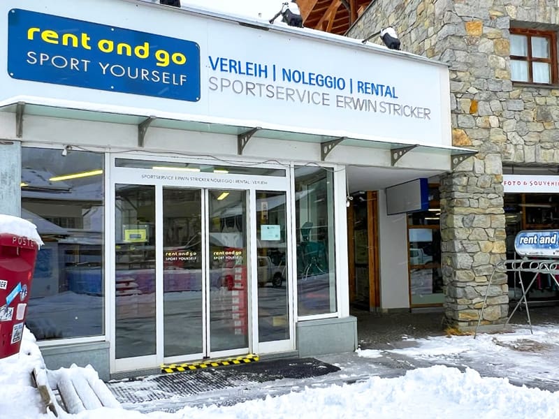 Magasin de location de ski Sportservice Erwin Stricker à Kurzras / Maso Corto 12e, Schnals