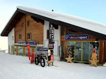 Magasin de location de ski ALETSCH SPORT MITTE à Riederalp, Bahnhofstrasse 6 - Bergstation Luftseilbahn Mörel