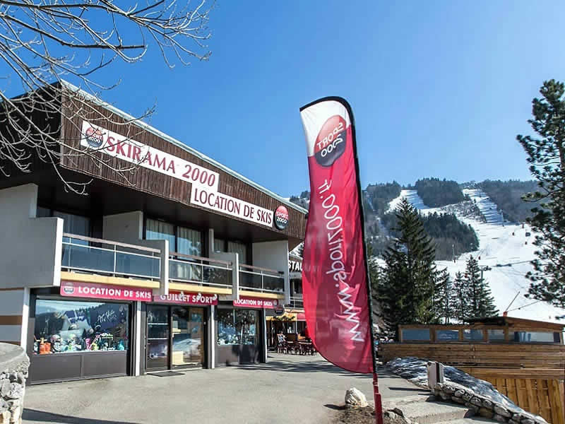 Magasin de location de ski Guillet Sport - Skirama 2000 à Balcon de Villard/Cote 2000, Villard de Lans - Cote 2000