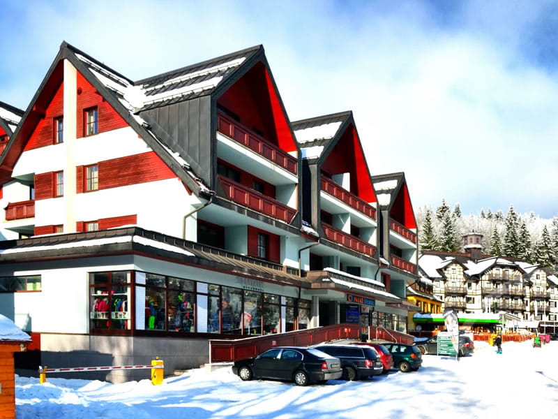 Magasin de location de ski Sunski à Bedrichov 19 - Apartmány Slunce (Neben Hotel Hubertus), Spindleruv Mlyn
