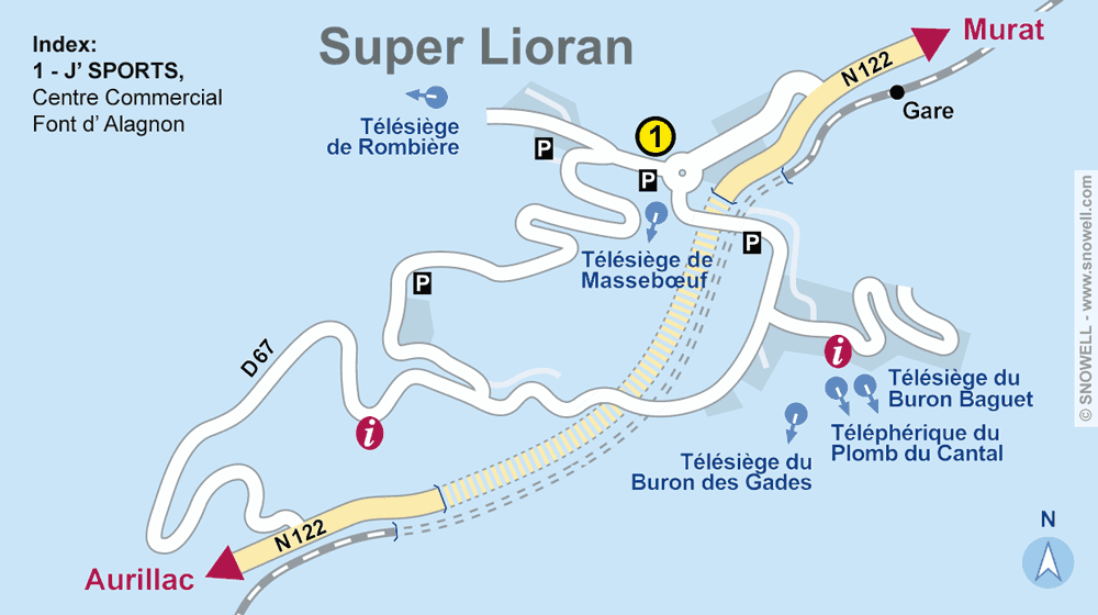 Location ski Super Lioran | SNOWELL