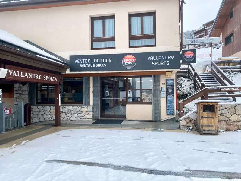 Magasin de location de ski Vallandry Sports à Centre commercial Vallandry, Peisey Vallandry