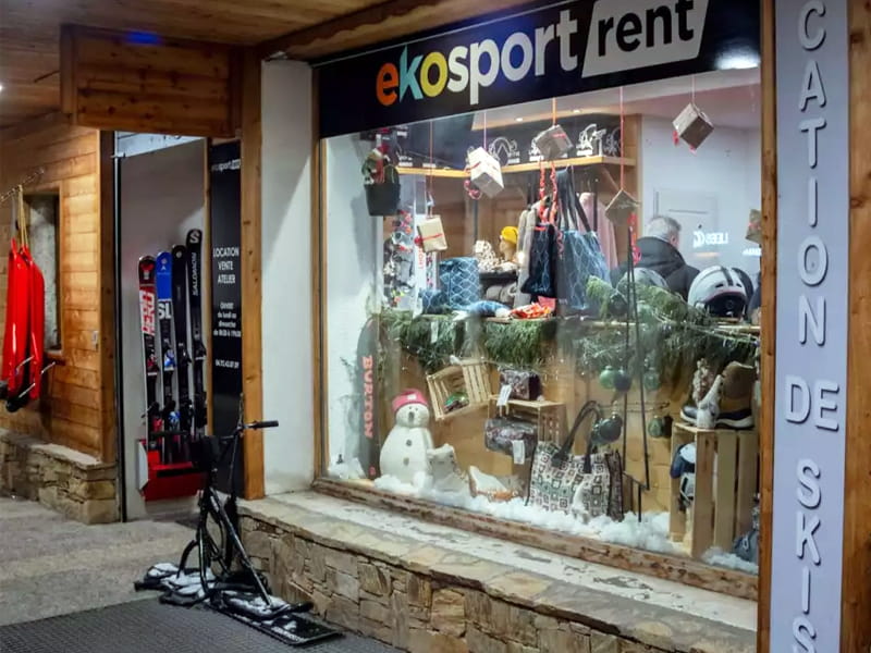 Magasin de location de ski Ekosport-Rent Bergerie Sport à Centre Station Résidence Soldanelles, Les Orres