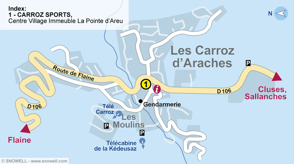 Location ski Les Carroz d’Araches | SNOWELL