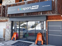 Magasin de location de ski Ekosport-Rent Les Chalets à La Plagne 1800, Chalet Astier Plagne 1800