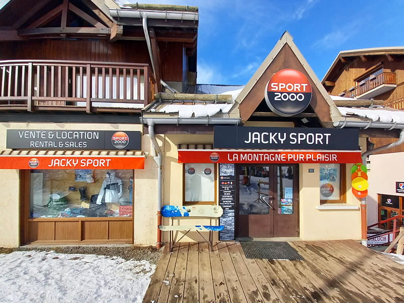 Magasin de location de ski Jacky Sport à Chalet Camille B, Valmeinier 1800