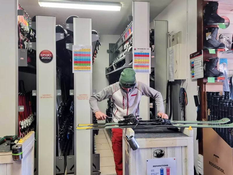 Magasin de location de ski Snow Flex à Chalet Camille B -  60 Chemin des Petites Anglaises, Valmeinier 1800