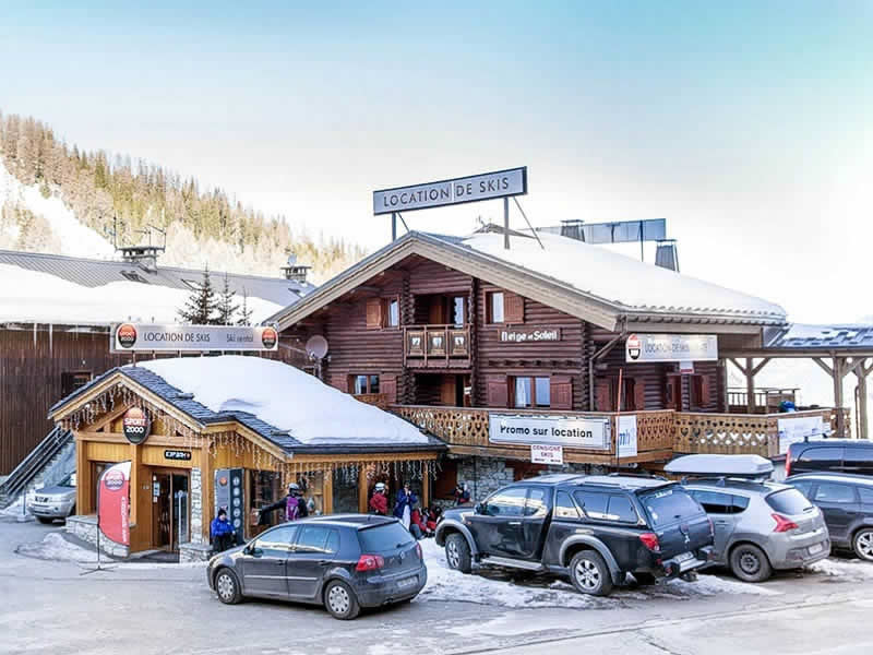 Magasin de location de ski Plagne 1800 Sports à Départ des pistes, La Plagne 1800