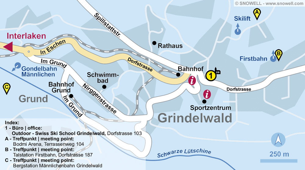 Outdoor - Swiss Ski School Grindelwald à Grindelwald, Dorfstrasse 103