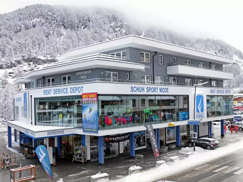 Magasin de location de ski Sporthütte Fiegl à Dorfstrasse 119, Sölden