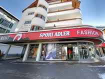 Magasin de location de ski Sport Adler à Ischgl, Dorfstrasse 75