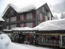 Magasin de location de ski Meyer's Sporthaus à Andermatt, Gotthardstrasse 62