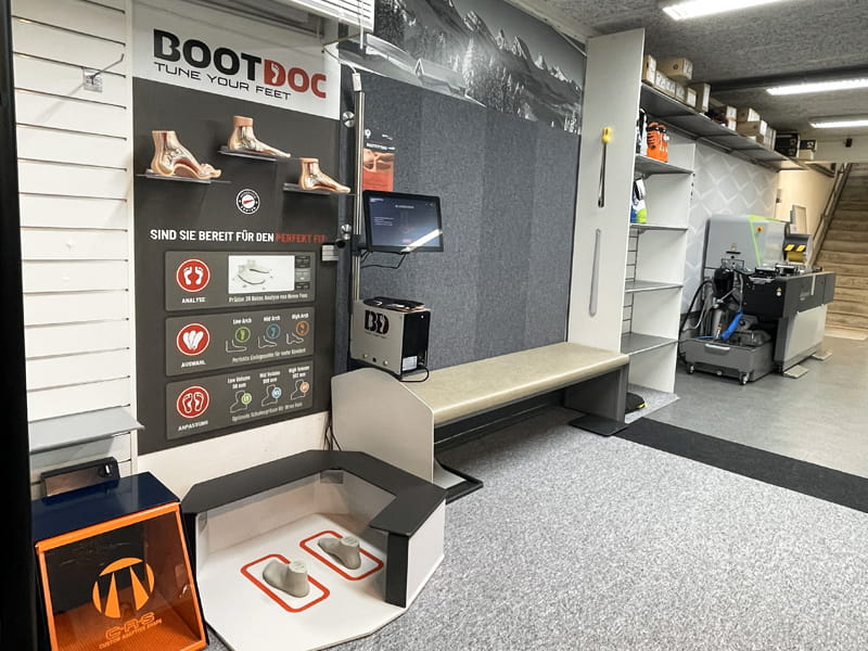 Magasin de location de ski Skiservice Center à Hauptstrasse 15 (Ortsgrenze Wildhaus), Unterwasser