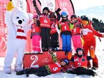 Remise des prix du cours de ski pour enfants Skischule Snowsports Westendorf