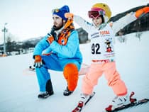 Cours de ski pour enfants Skischule Skiverleih Total