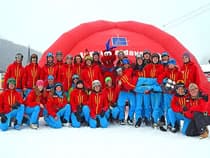 Moniteur de ski de l'équipe Top Secret Ski- und Snowboardschule Davos