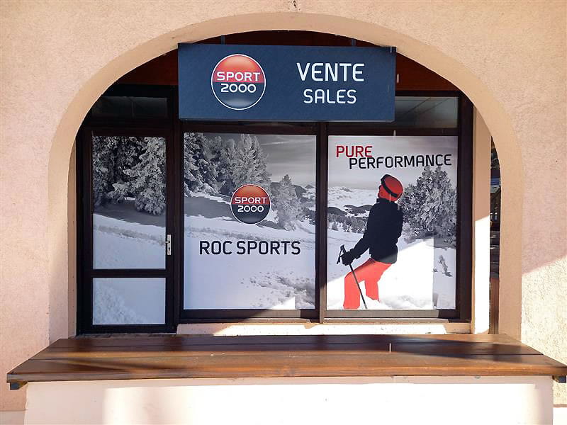 Magasin de location de ski Roc Sports à Immeuble l'Argousier - Les Fontanettes, Les Menuires