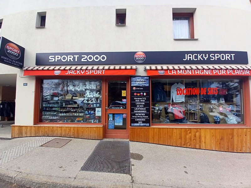 Magasin de location de ski Jacky Sport à Immeuble Plan du Bois, Valmeinier 1500