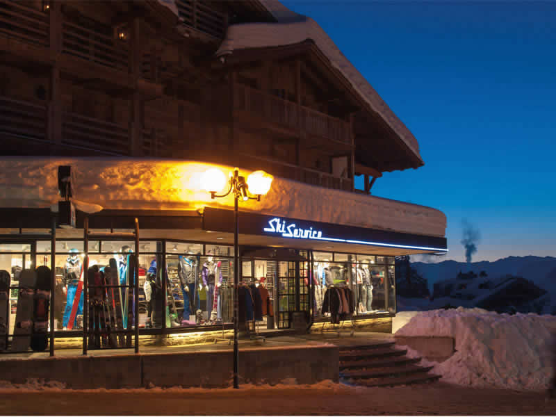Magasin de location de ski Ski Service à La Vallée Blanche, Verbier