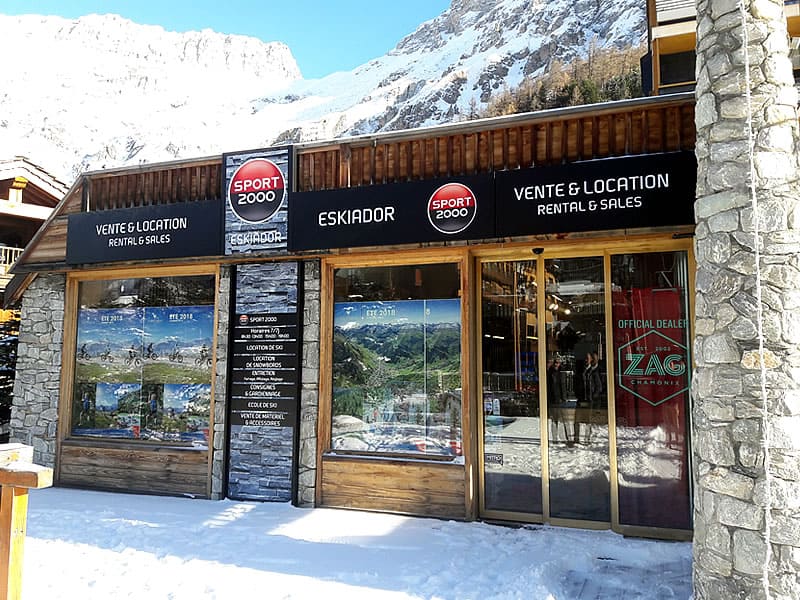 Magasin de location de ski Eskiador à Le Portillo - Avenue Olympique, Val d Isere