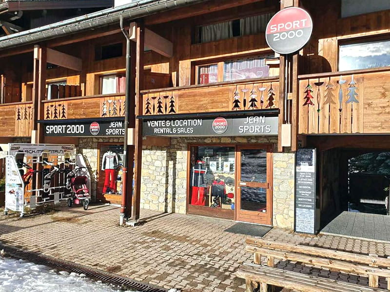 Magasin de location de ski Jean Sports à Les Grangeraies - Rue Notre Dame, Saint Martin de Belleville
