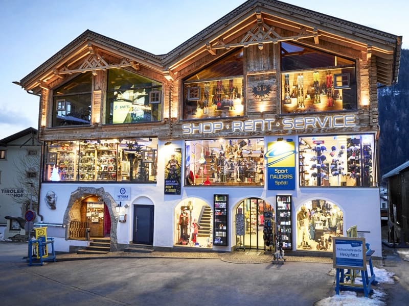 Magasin de location de ski Sport Nauders Spöttl à Nauders 28, Nauders