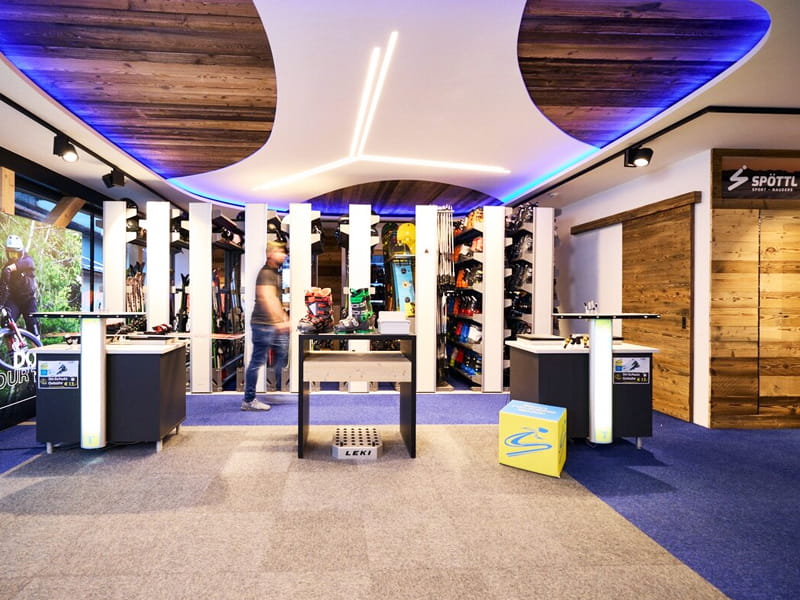 Magasin de location de ski Sport Nauders Spöttl à Nauders 28, Nauders