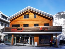 Magasin de location de ski Swissrent Quattro à Engelberg, Parkplatz Titlisbahnen - Engelbergerstrasse 38 Magasin de location de ski Swissrent Quattro à Engelberg, Parkplatz Titlisbahnen - Engelbergerstrasse 38