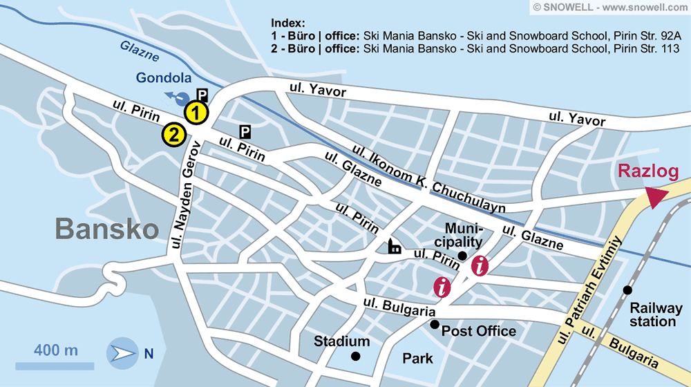 Ski Mania Bansko - Ski and Snowboard School à Bansko, Pirin Str. 92A