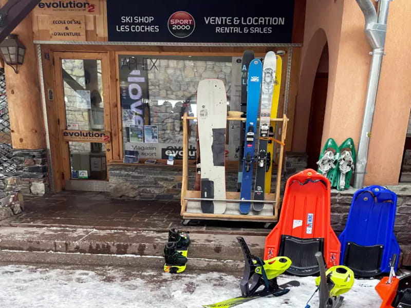 Magasin de location de ski Ski Shop Les Coches à Place des commerces, La Plagne - Les Coches