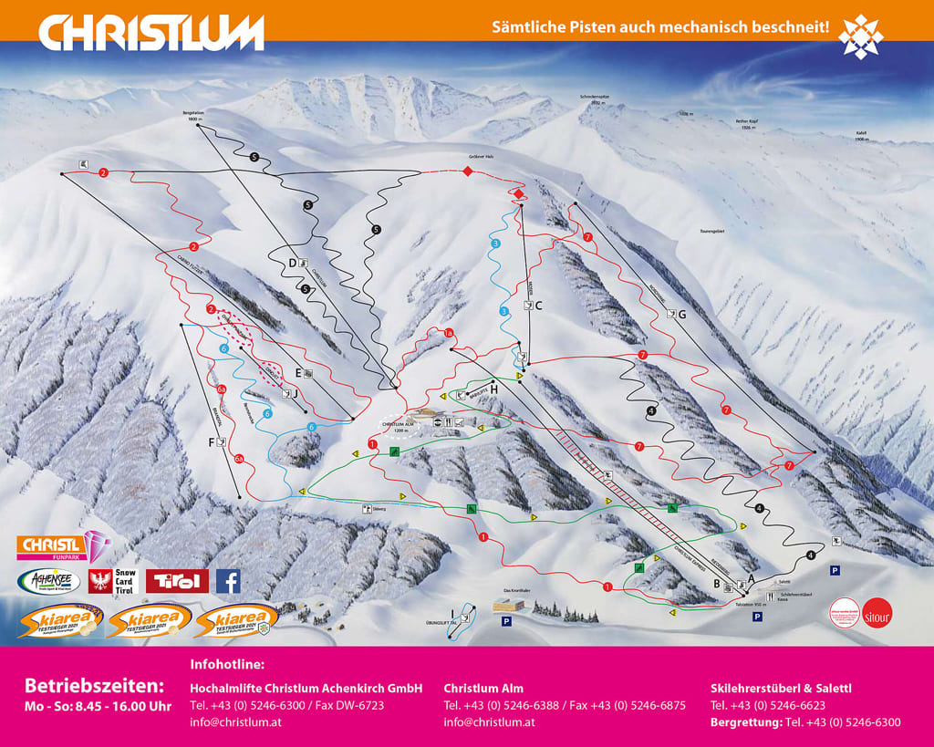 Skimap Achenkirch