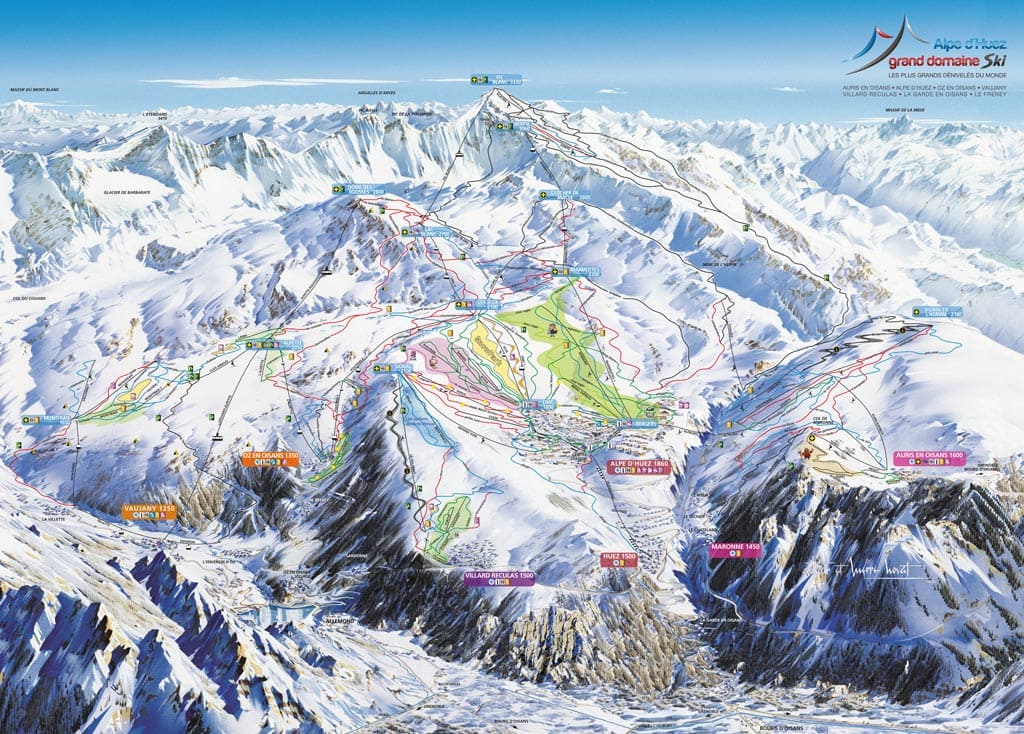 Skimap Alpe d’Huez