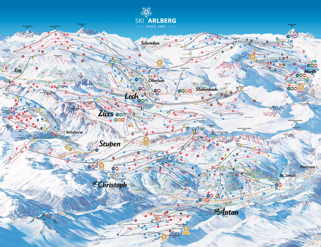 Skimap Holzgau