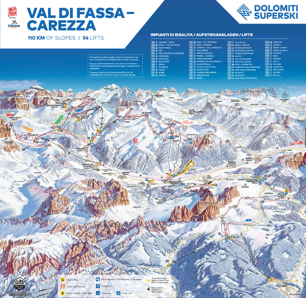 Skimap Vigo di Fassa