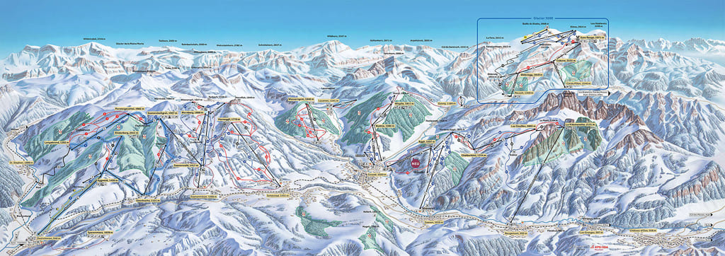 Skimap Zweisimmen