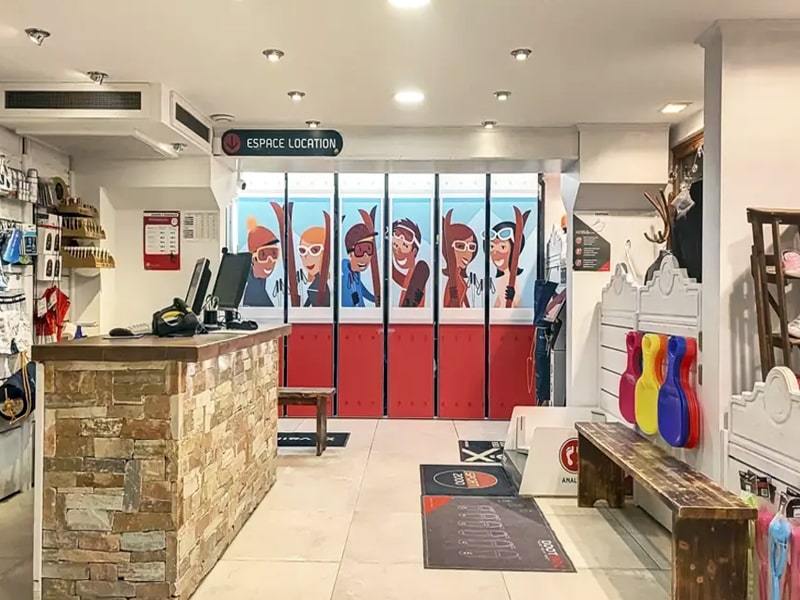 Magasin de location de ski Les Tryoskys à Résidence L'Ouillon, La Toussuire