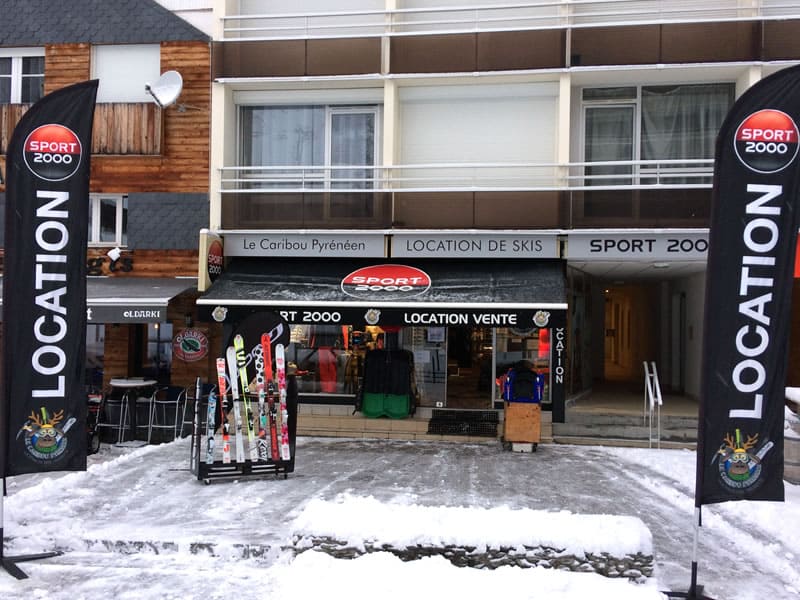 Magasin de location de ski Le Caribou Pyrénéen à Résidence Les Arcizettes, Gourette