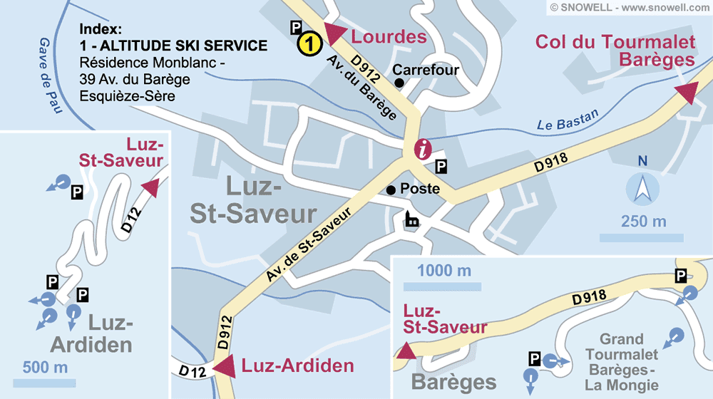 Location ski LuzSaintSauveur SNOWELL